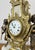 Louis XV Brass Marble Garniture Set with Candelabras, Set of 3 For Sale - Image 11 of 18