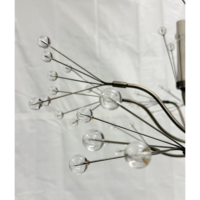 "Splashing Water 37" Chandelier in Pewter & Acrylic by Remains Lighting For Sale - Image 15 of 18