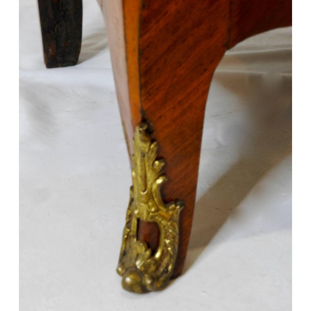 19th Century French Marble-Top Chest With Ormolu For Sale - Image 4 of 11