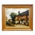 Large Scale Mid-Century Dutch Street Scene Oil on Canvas Painting After Willem Koekkoek For Sale