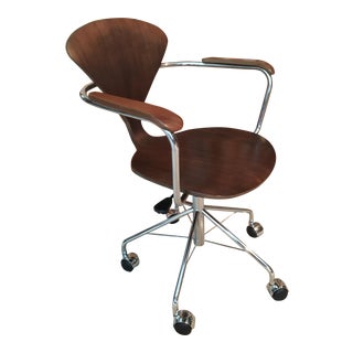 Cherner Chair Company Task Chair in Walnut For Sale