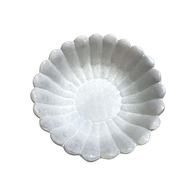 Late 20th Century Late 20th Century Large Astier De Villatte "Marguerite" Bowl, Handmade in Paris For Sale - Image 5 of 17