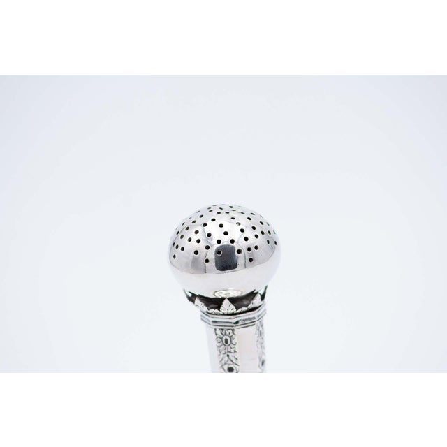 Silver Ball Shaped Toothpick Holder For Sale - Image 3 of 4