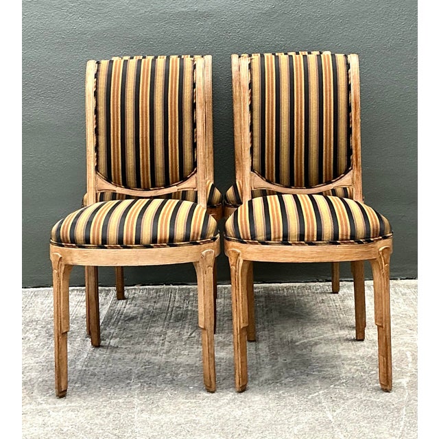 Vintage Deco Carved Dining Chairs - Set of 4 For Sale - Image 12 of 12