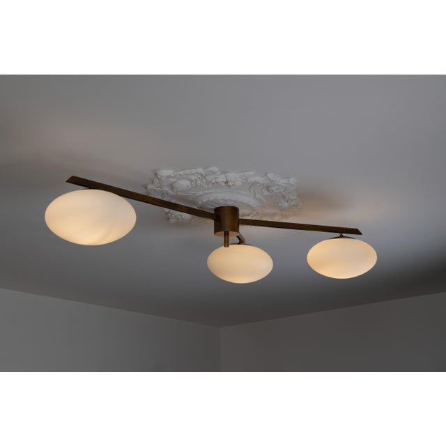 Tre Lune Ceiling Lamp by Angelo Lelii for Arredoluce, 1960s For Sale - Image 16 of 17