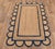 Modern 5'x8' Scallop Jute Navy Hand Made Rug, Bohemian Decor For Sale - Image 3 of 12