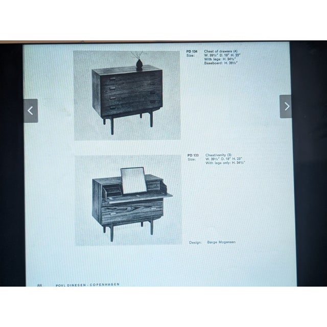 1960s Danish Modern 4-Drawer Teak Chest by Borge Mogensen for Povl Dinesen, Denmark For Sale - Image 15 of 15