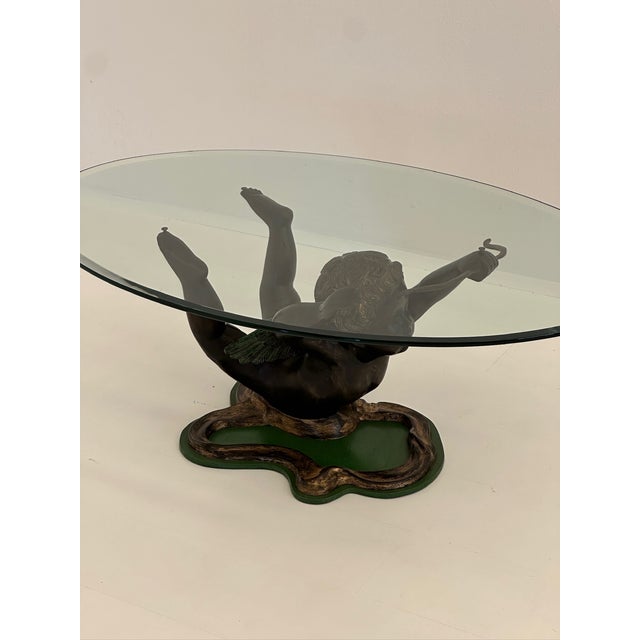 Vintage Coffee Table with Glass Top, 1970s For Sale - Image 11 of 15