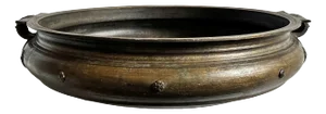 Antique Large Bronze Urli Bowl