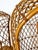1970s Vintage Hooded Rattan Chairs- A Pair For Sale - Image 5 of 12