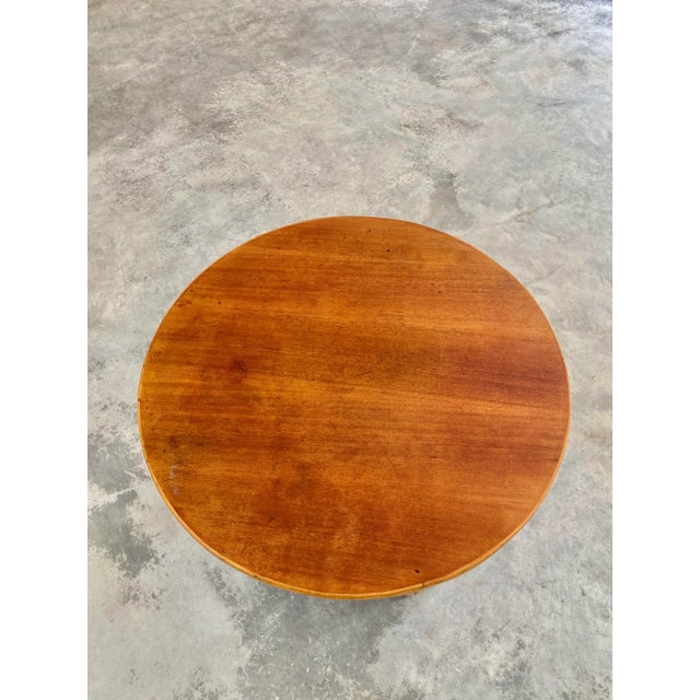 1960s Round Rattan Coffee / Cocktail Table (After McGuire) For Sale - Image 5 of 5