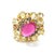 Bochic "Orient" Vintage Ruby & Fancy Multi Gem Cocktail Ring 18K Gold & Silver For Sale - Image 4 of 18