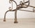 French Belle Époque Steel Marble Bronze Pâtisserie Table Console For Sale - Image 11 of 18