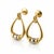 Gold Cartier Vintage 18k Yellow and White Gold Oval Door Knocker Earrings, A Pair For Sale - Image 8 of 11