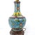 Metal Antique Chinese Cloisonné Enamel Table Lamp C1920 For Sale - Image 7 of 17