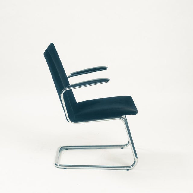 Back-legless de wit armchair designed by toon de wit in the 1950s. These chairs by de wit are very comfortable. The seat...