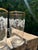 1950s Set of Six Mid Century Modern Bartlett Collins Highball Glasses- Beautifully Designed Grapevines Around Upper Half of Glasses With 24k Gold Trim For Sale - Image 9 of 11