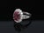 Late 20th Century Rare 4.18ct Gia Certified Pink Sapphire & 1.32ct Diamond Platinum Ring Size 6.25 For Sale - Image 16 of 18
