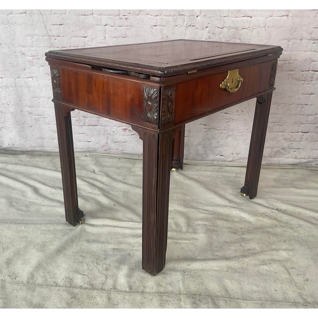 George III Mahogany Architect's Table. Circa 1775 For Sale - Image 4 of 14