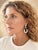 2.5-Inch Mother-of-Pearl and Diamond Drop Earrings in 18K White Gold – 4.00 Cara For Sale - Image 9 of 9