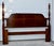 Cherry Queen/Full Headboard Vintage Poster Bed Chippendale Style For Sale - Image 13 of 13