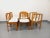 1960s Vintage Chairs in Elm Wood and Bouclé Fabric, 1960s, Set of 6 For Sale - Image 5 of 18