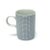 Ceramic Vintage Grid Pattern Ceramic Mug Curation - Group of 4. For Sale - Image 7 of 10