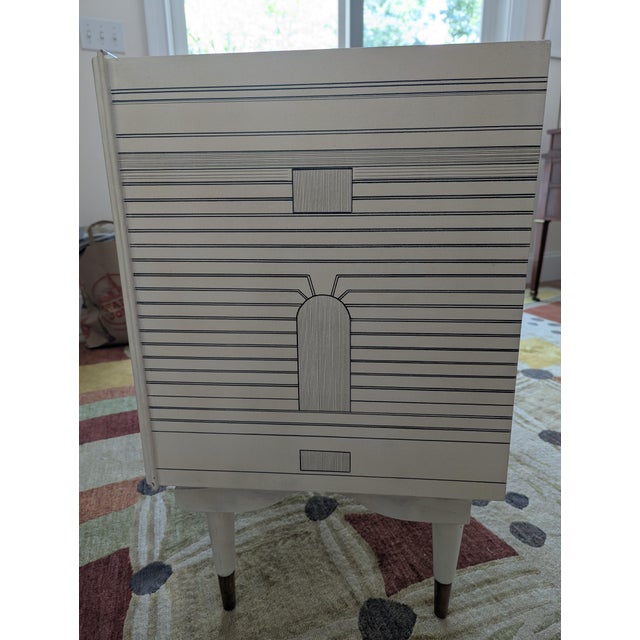 Wood Mid 20th Century Italian Architectural Dresser in the Style of Fornasetti For Sale - Image 7 of 18