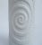 Ceramic C.1960's-70's West German Royal Kpm Porzellan White Bisque "Infinity Swirl" Raised Relief Design Vase For Sale - Image 7 of 13