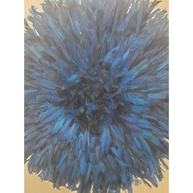 Mid-Century Modern Juju Hat Navy Blue of 20" - 50 Cm For Sale - Image 3 of 6