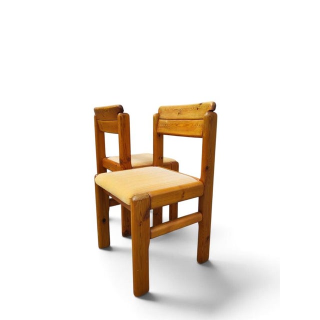 French Pine Dining Chairs, 1970s, Set of 6 For Sale - Image 6 of 8