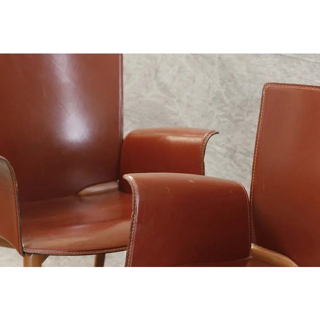 Cassina Set of U-8 Chairs by Mario Bellini for Cassina For Sale - Image 4 of 11