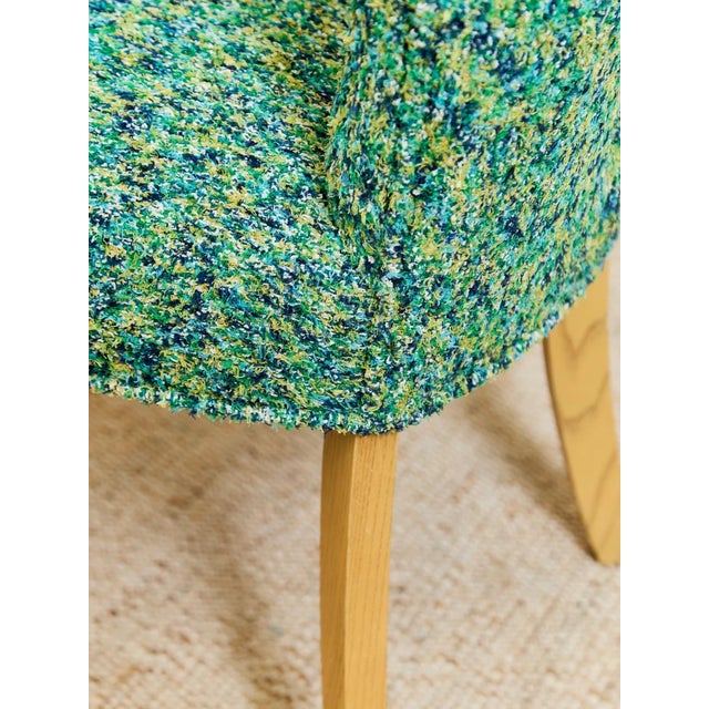 Styled After Rare Paul Frankl Original 1950’s Chairs in New Upholstery For Sale - Image 12 of 12