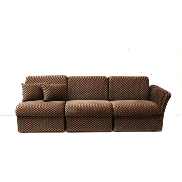 Vintage 3-Seater Sofa Chaise Longues, 1970s, Set of 3 For Sale - Image 3 of 9