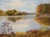 Oil Painting of Lake Scene Northern Ireland With Village Church by Irish Artist For Sale - Image 4 of 4