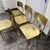 Cb2 Oro Gold Dining Chairs, Set of Four For Sale - Image 9 of 12