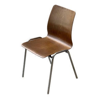 Vintage Chair with Tubular Steel Frame by Kilo und Pagholz-Schale for Lignarit, 1960s For Sale