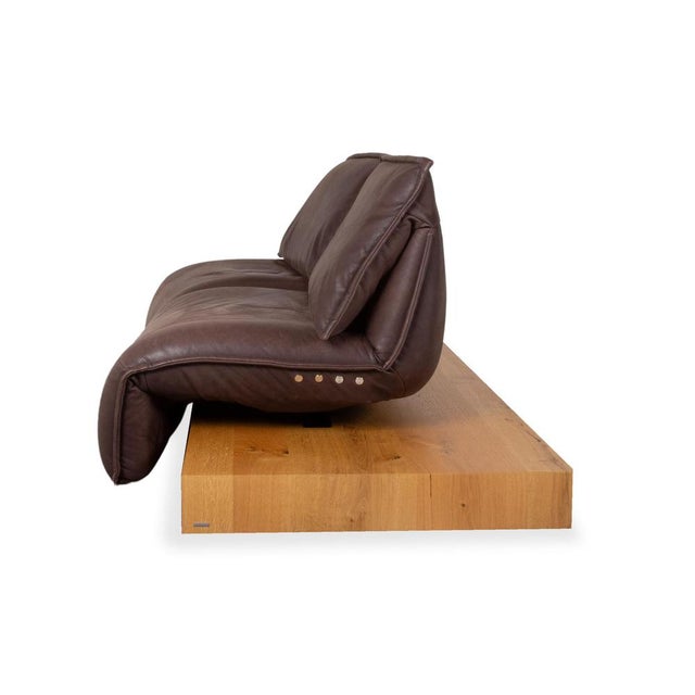 Koinor Free Motion Edit 3 Leather Two-Seater Brown Electric Function Sofa For Sale - Image 16 of 17