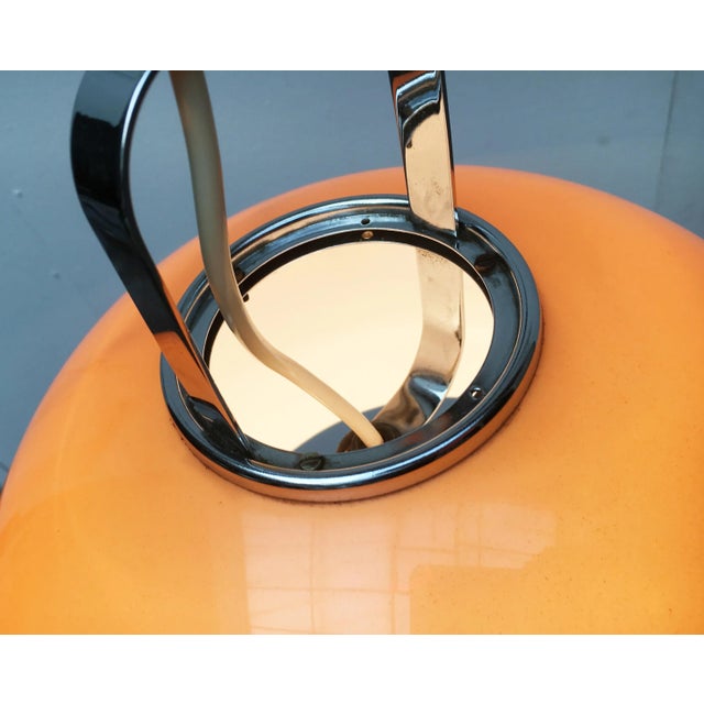 Mid-Century Space Age Italian Zurigo Pendant Lamp by Luigi Massoni for Guzzini For Sale - Image 9 of 18