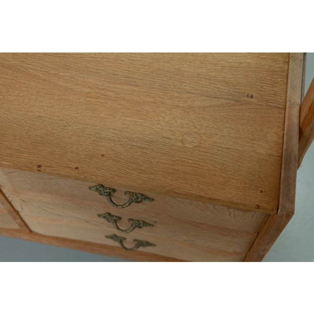 Danish Freestanding Oak Bookcase attributed to Henning Kjærnulf for Nyrup Møbler, 1960s For Sale - Image 12 of 18