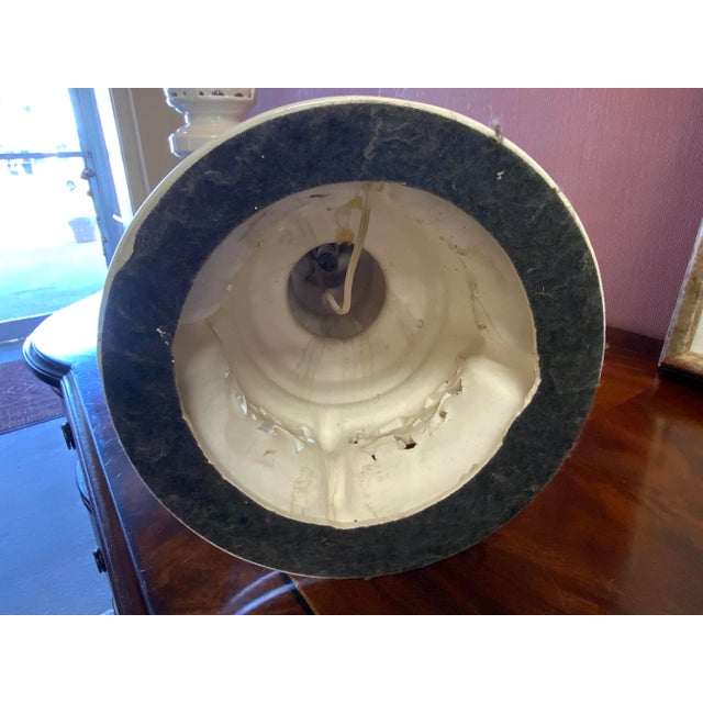 Late 20th Century Pair of Ceramic Pagoda Lamps For Sale - Image 13 of 15