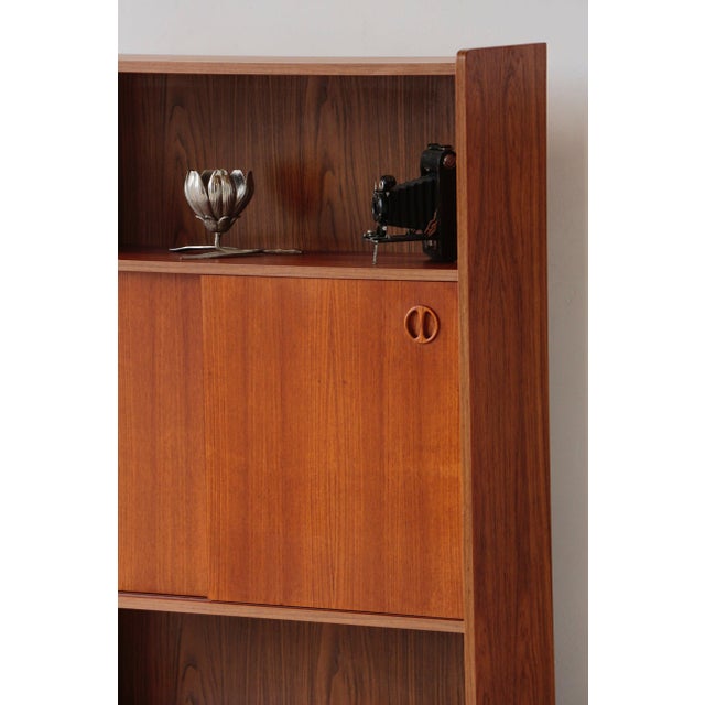 Vintage Scandinavian Teak Bookshelf, 1960s For Sale - Image 13 of 18