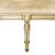 Champagne Vintage French Neoclassical Louis XVI Style Giltwood & Painted Settee With Champagne Velvet Upholstery For Sale - Image 8 of 10