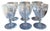 Art Deco Set of 6 Frederick Carder for Steuben Crystal Port Wine Stems c.1930's For Sale - Image 3 of 4