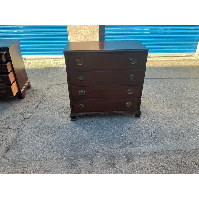 1970s Lexington Mahogany Chest of Drawers For Sale - Image 11 of 12