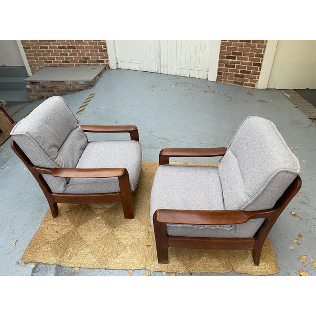 Set of Scandinavian Armchairs, 1960s For Sale - Image 3 of 7