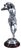 A. Carrier, The Neapolitan Dancer, Late 19th Century, Silvered Bronze For Sale