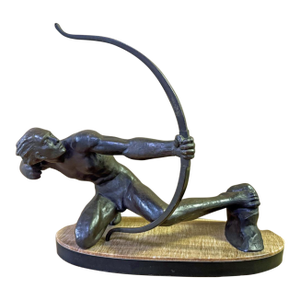Bronze "Archer" by Salvator Riolo (1905 - 1955)