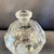 Vintage Etched Crystal Pedestal Candy Dish With Lid | Floral Rose Motif | Elegant Vanity Jar For Sale In Portland, OR - Image 6 of 10