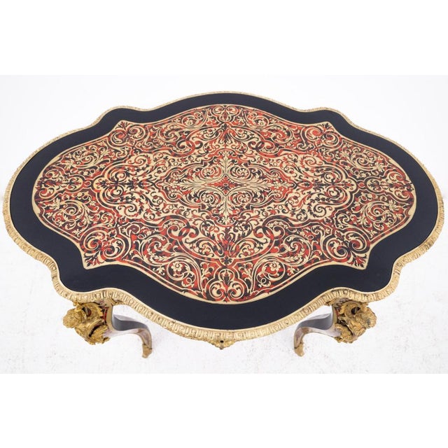 Mid-19th Century Boulle Table, France For Sale - Image 6 of 17